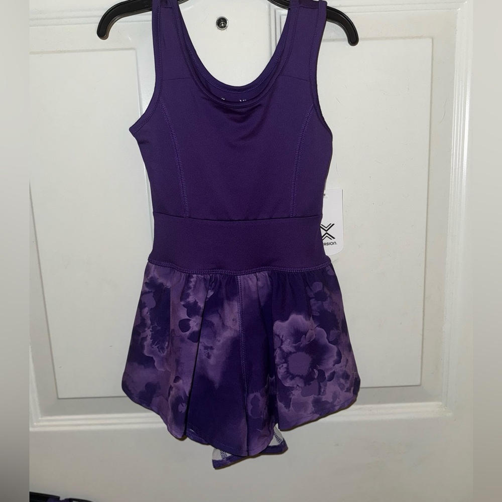 Purple One Piece Active Romper